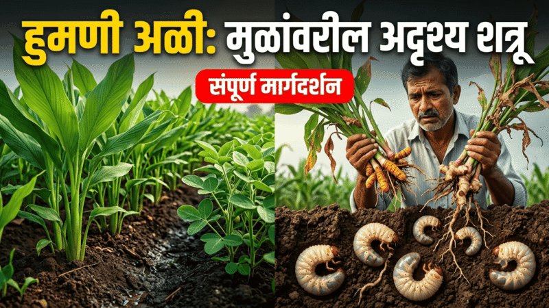 हुमणी अळी : मुळांवरील अदृश्य शत्रू – संपूर्ण मार्गदर्शन