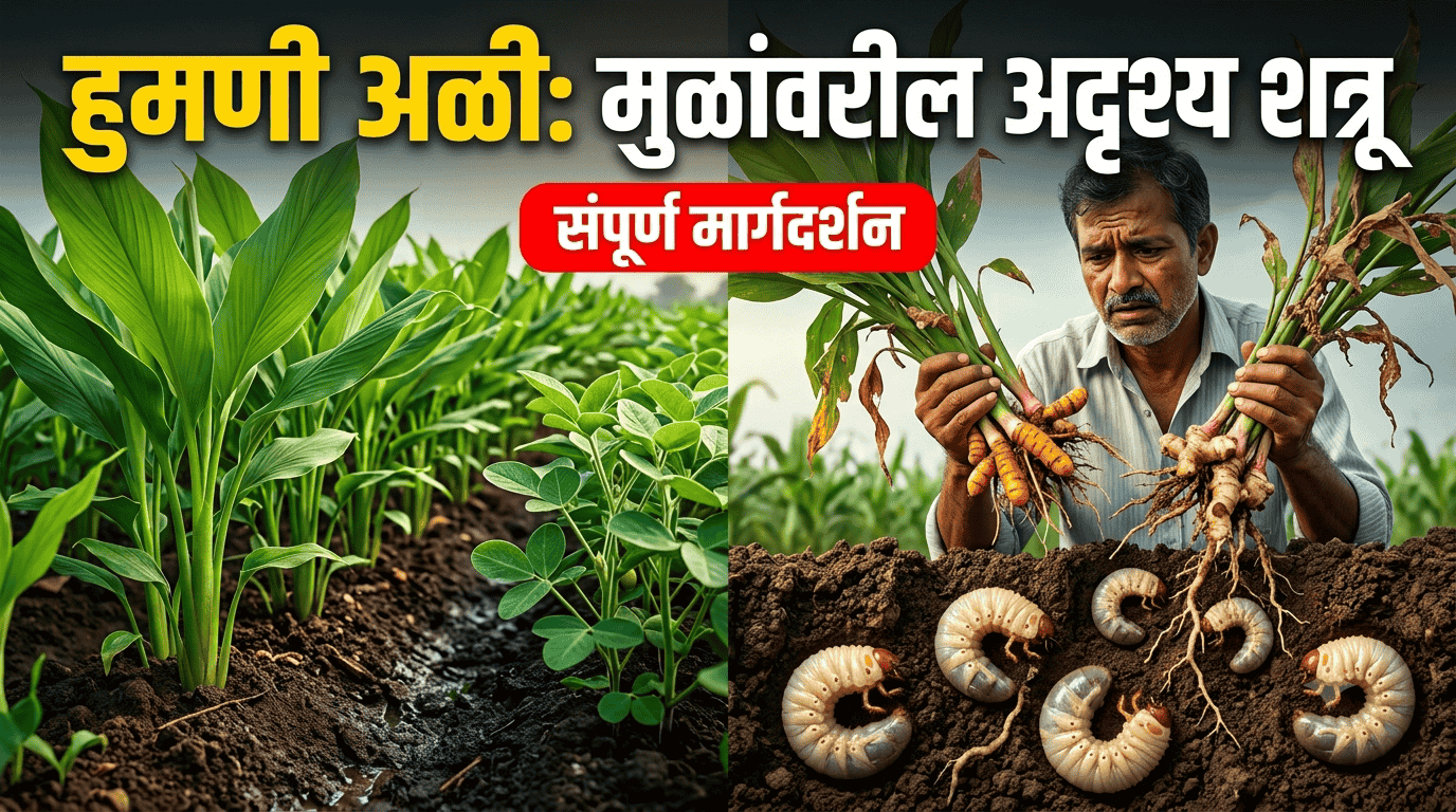 हुमणी अळी : मुळांवरील अदृश्य शत्रू – संपूर्ण मार्गदर्शन