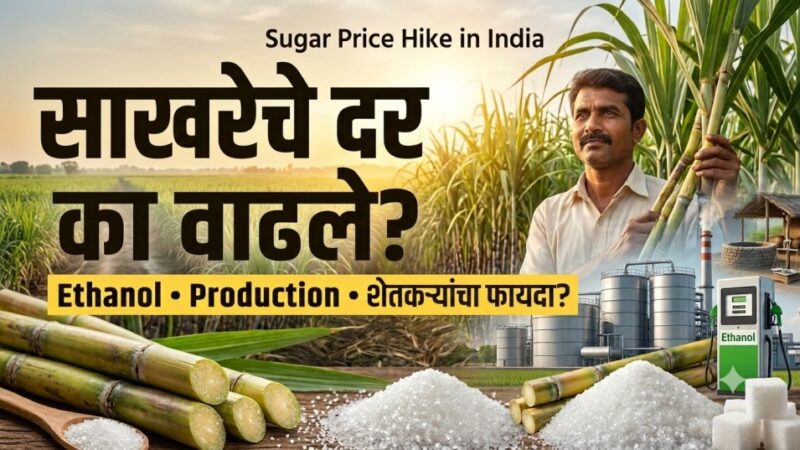 Sugar Price Hike in India: साखरेचे दर का वाढले? Ethanol, Production आणि शेतकऱ्यांना फायदा?
