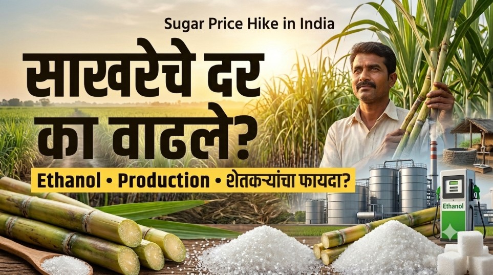 Sugar Price Hike in India: साखरेचे दर का वाढले? Ethanol, Production आणि शेतकऱ्यांना फायदा?