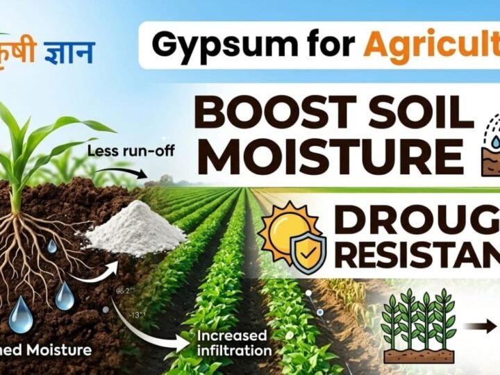 Gypsum for Agriculture: Boost Soil Moisture & Drought Resistance